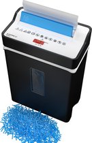 ACROPAQ Papierversnipperaar - Voor thuis en kantoor, 14 Liter, P4, Tot 6 vellen - Papiervernietiger - Zwart