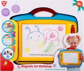 Magnetisch Tekenbord Voor Kinderen - Magisch Tekenbord - Magnetisch Whiteboard - Magnetisch Speelgoed - Leren Tekenen - Inclusief Pen & Stempels - Educatief Speelgoed - Peuter Spee