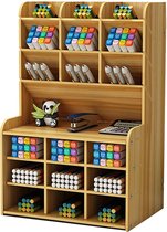 Vitafa Bureau Organizer - Pennenbakje Kinderen - Pennenbakjes - Desk organizer - Bureau accessoires - Pennenhouder - Hout