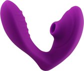Luchtdruk Vibrator - Purple - Discreet & Stille Vibrators voor Vrouwen - G Spot & Clitoris Stimulator - Ook voor koppels - Zuiger - Sex Toys - Queen Pro Licht Paars