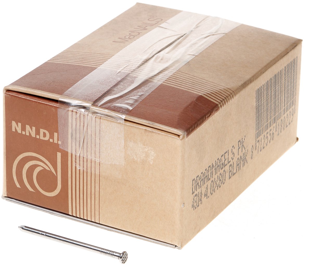 Van der Loo Draadnagel platkop blank 4.0 x 80mm 5kg