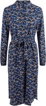 Dames PCNEELA LS SHIRT DRESS D2D Deep Ultramarine Dames Jurk Maat - L