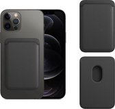 MagSafe Wallet Zwart - Kaarthouder - Pasjeshouder - Voor Apple iPhone 12 /13/14 (Plus, Pro, Max) - 2 pasjes