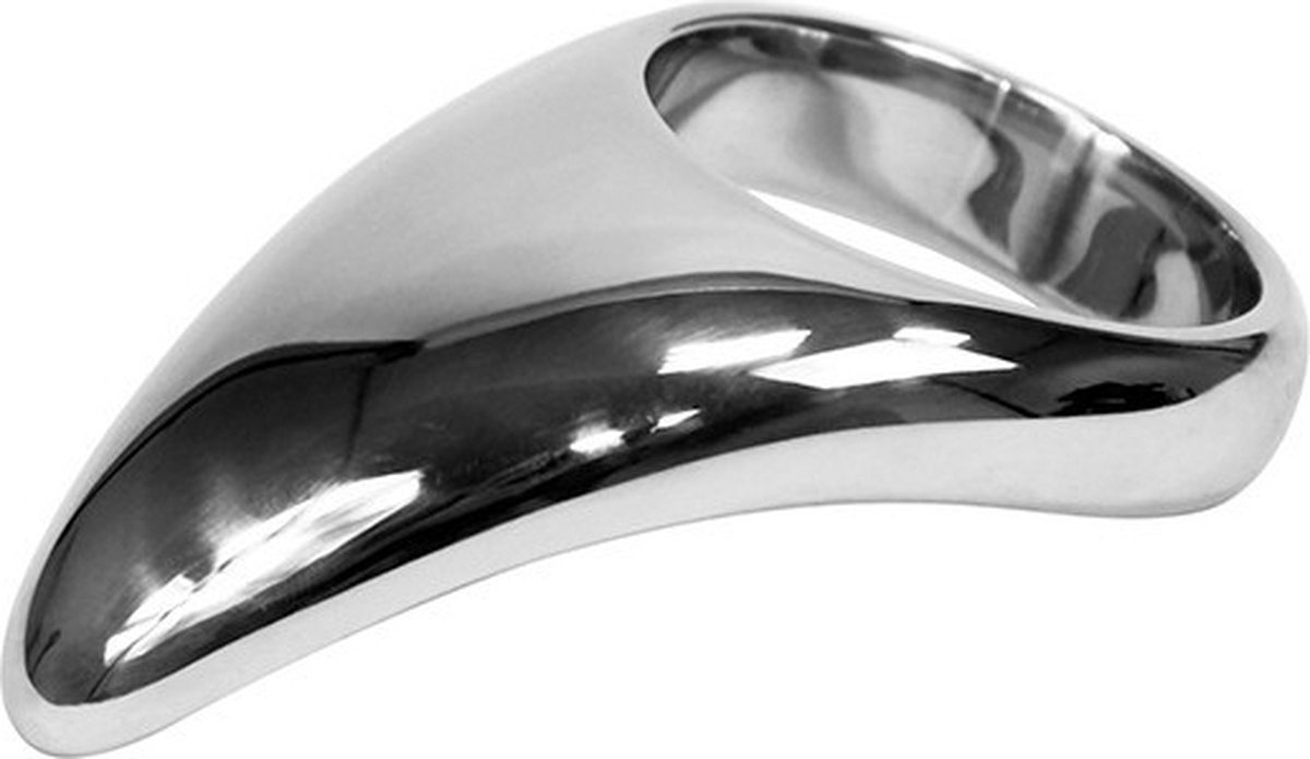 Nooitmeersaai - Teardrop stalen cockring - 45 mm