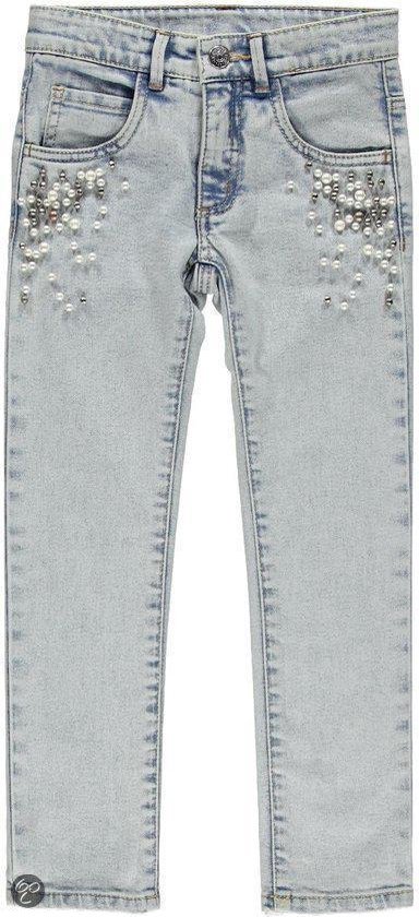 Le Chic Meisjes Jeans - Bleached washed - Maat 98 | bol.com