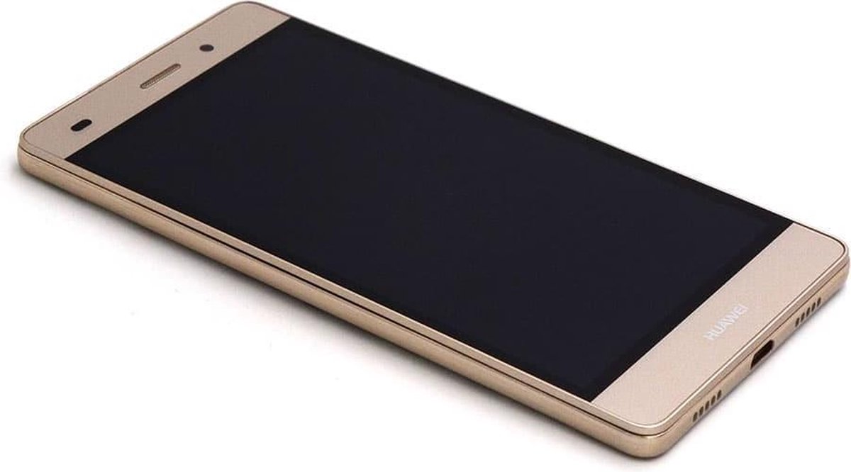 Voor Huawei P8 Lite LCD scherm met behuizing - goud