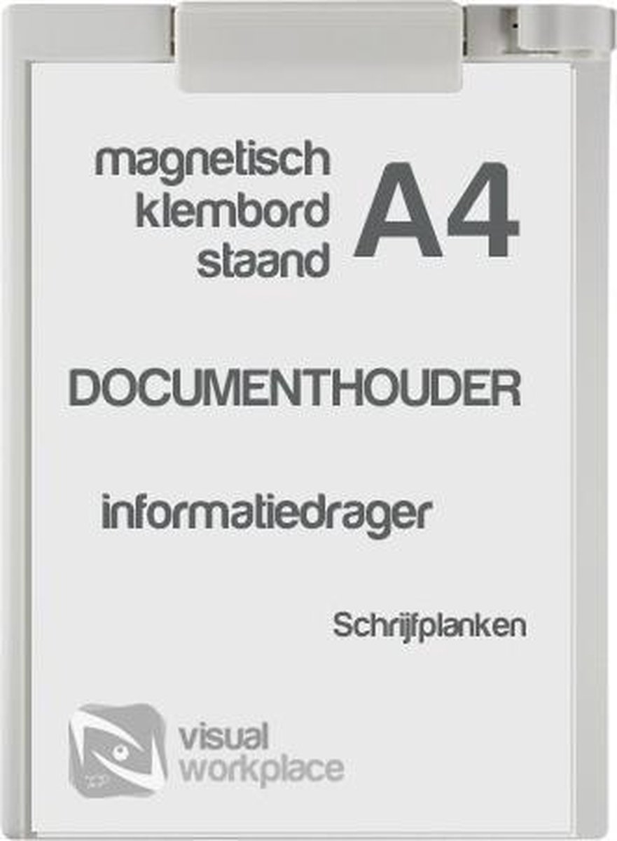 Klembord magnetisch A4 (staand) - Wit