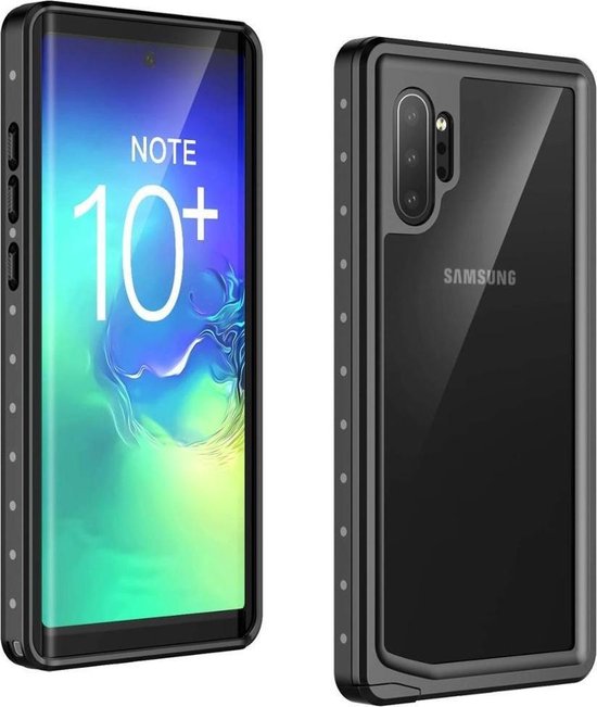 uitlijning Controle loyaliteit Samsung Galaxy Note 10 Plus hoesje - Waterproof Case - zwart | bol.com