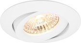 Philips LED Inbouwspot DimTone (Warmglow) 3.7W 2700K - 2200K Rond Kantelbaar | Dimbaar | Wit | Orio