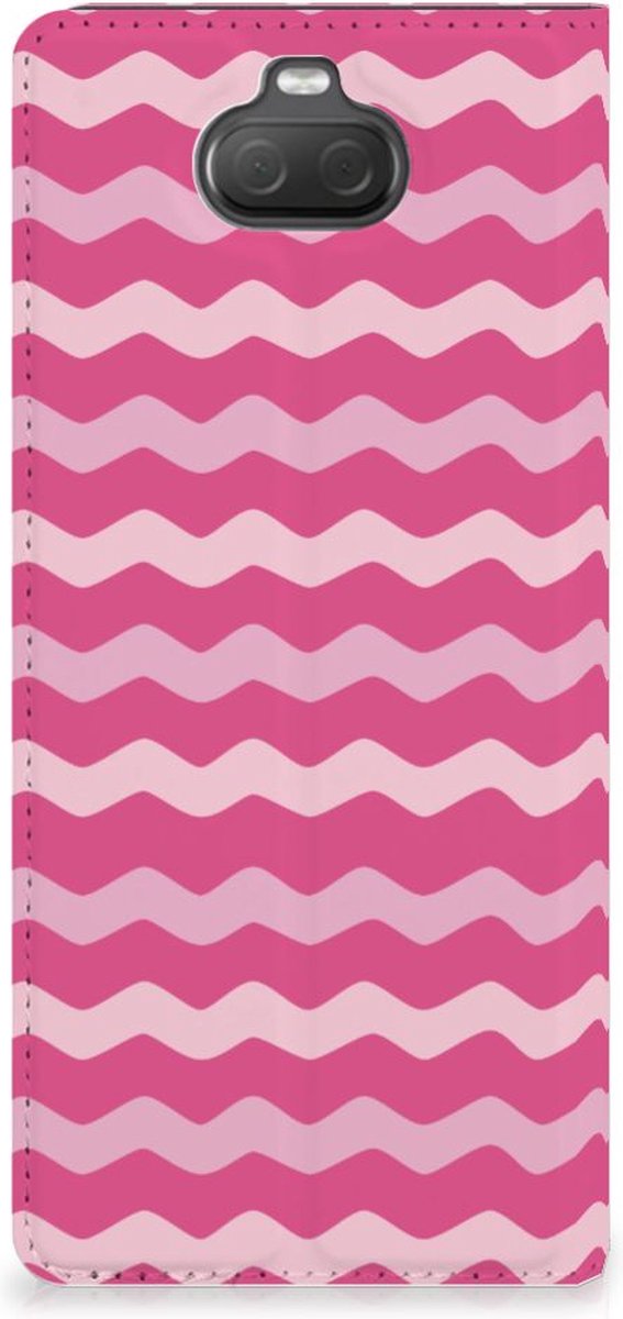 Sony Xperia 10 Hoesje met Magneet Waves Pink