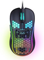 DINTO® Gaming Muis - Lichtgewicht - 7200 DPI - RGB - Game Muis - Optische