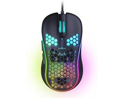DINTO® Gaming Muis - Lichtgewicht - 7200 DPI - RGB - Game Muis - Optische