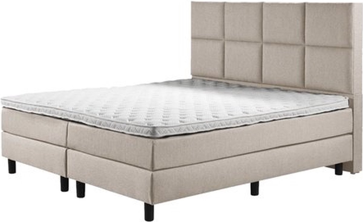 Boxspring Luxe 140x220 8 vlaks beige