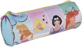Cilindervormige Schoolpennenzak Princesses Disney Roze (8 x 8 x 23 cm)