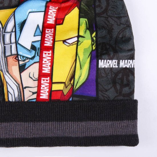 Marvel Avengers Winter Set Bonnet, écharpe et Gants - Coffret cadeau