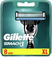 Gillette Mach3 - 8 pièces - Lames de rasoir