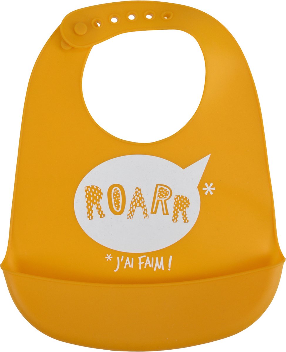 Goedkoopste Bavoir silicone avec récupérateur 30 20.5cm