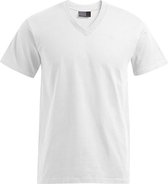 Herenshirt 'Premium V-neck' met korte mouwen White - L