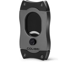 Colibri S-Cut Sigarenknipper - tot 66 Ring Damesmaat - Sigaar Knipper met Anti-kleef Coating - Grijs