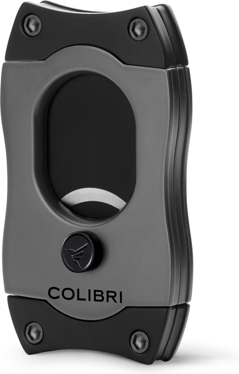 Colibri S-Cut Sigarenknipper - Voor Sigaren tot 66 Ringmaat - Anti-kleef Coating - Veerbeladen Opening - Inclusief Stijlvolle Geschenkdoos