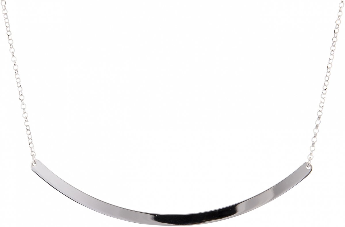 Lovenotes - Zilveren collier met tussenstuk 42-45 cm