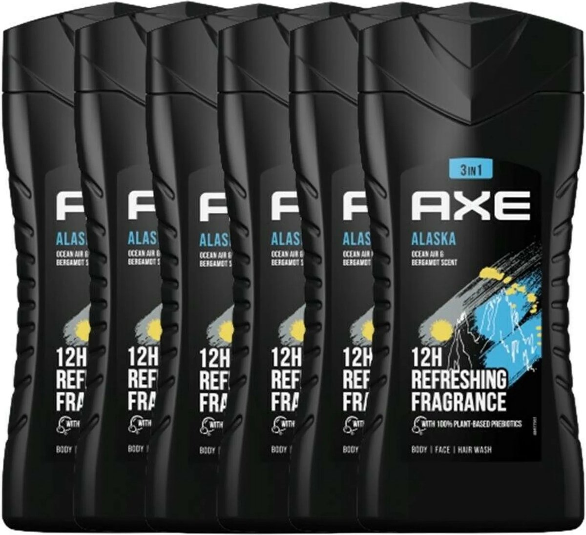 6x Axe showergel 250ml Alaska