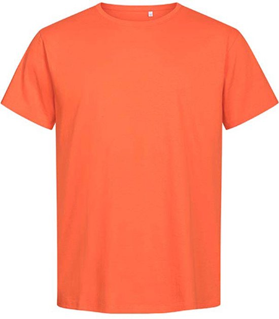 Herenshirt 'Premium-T Organic' met ronde hals Flame - 6XL