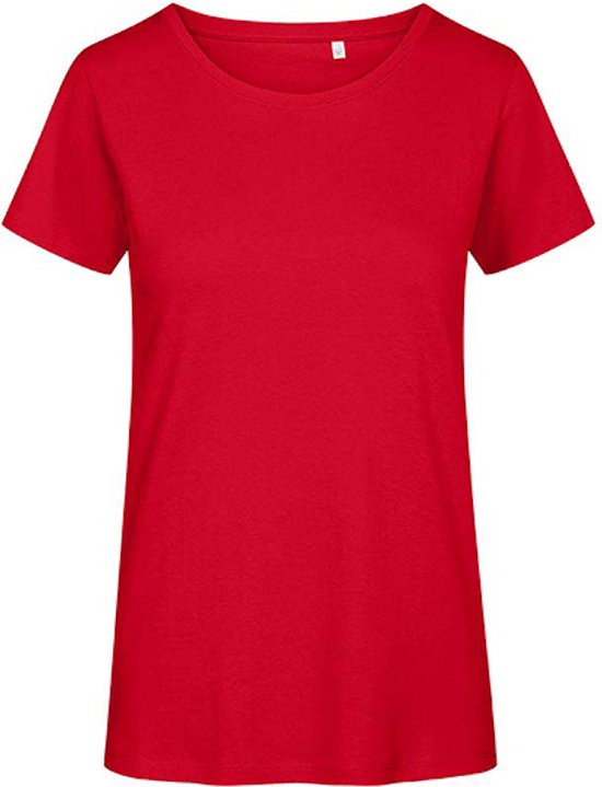 Women´s Premium-T Organic met ronde hals Fire Red - XS