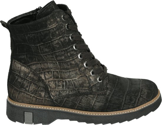 Waldlaufer 683801 Kitomi - VeterlaarzenHoge sneakersDames sneakersDames veterschoenenHalf-hoge schoenen - Kleur: Bruin - Maat: 37