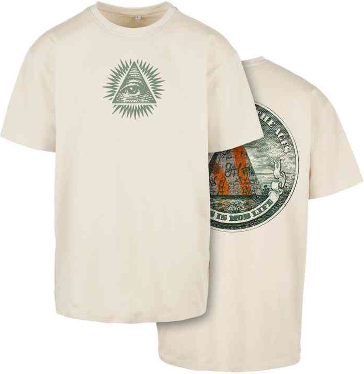 Mister Tee New Order Oversize Heren T-shirt L Zwart