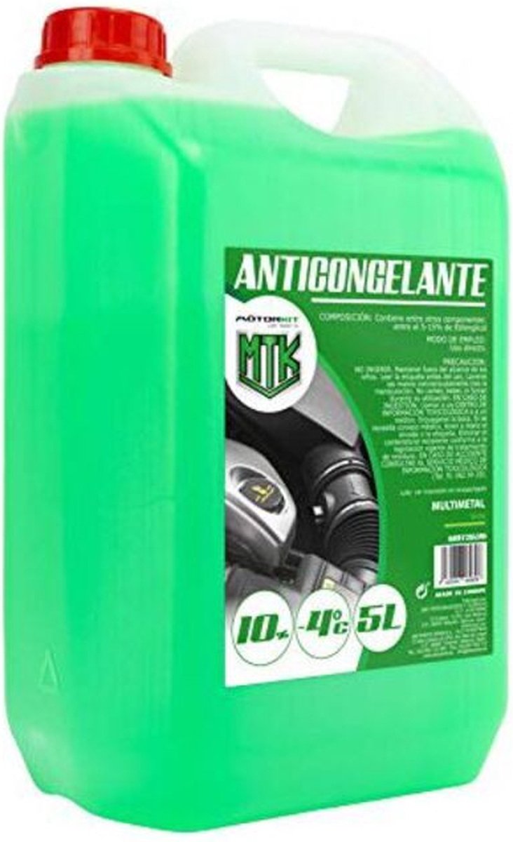 Antifreeze Motorkit -4º 10% Green (5 L) - Motorkit