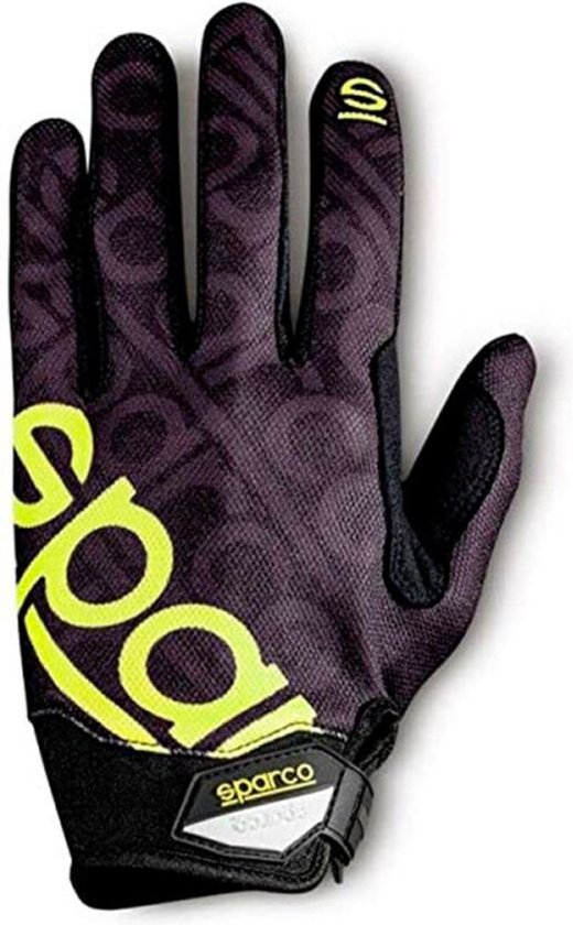 Men's Driving Gloves Sparco MECA III Black Size XL van Sparco — afbeelding 3