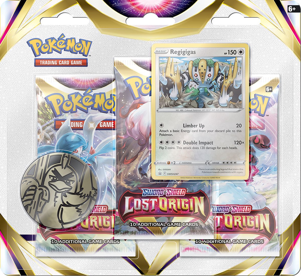 Pokémon Sword & Shield: Lost Origin 3BoosterBlister - Regigigas - Pokémon Kaarten - Pokémon