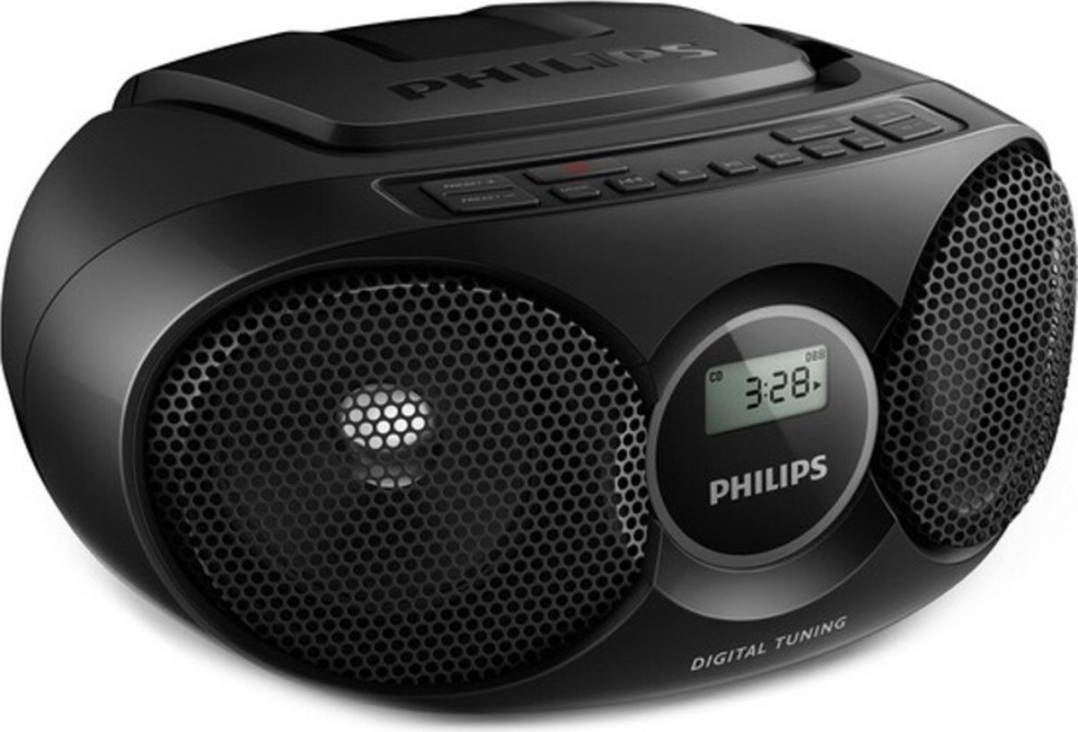 PHILIPS AZ215B - Radio/CD-speler - Zwart thumbnail 3