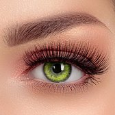 Beauty® kleurlenzen - London Green - jaarlenzen met lenshouder - groene contactlenzen
