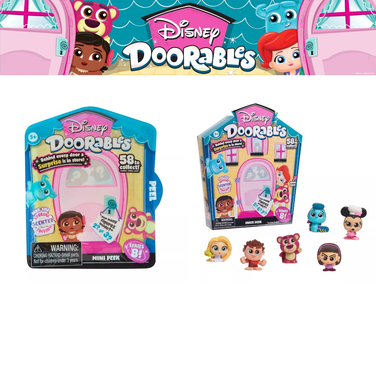 Disney Doorables Multi Peek Series 8 Mini Figures