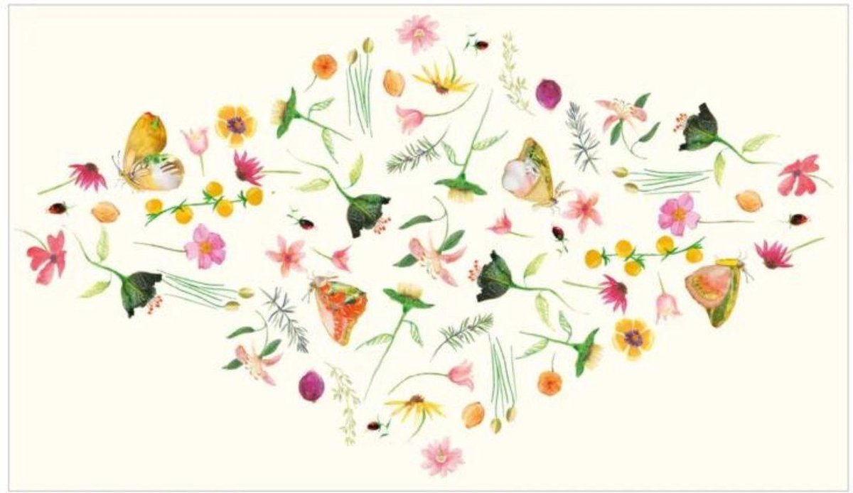 Bordy's - Tafellaken La dolce vita di una farfalla 250x145cm - Tafellakens