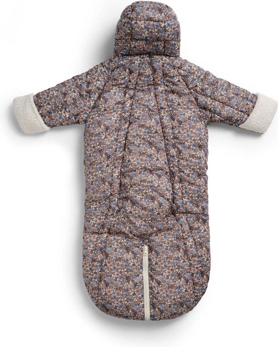 Elodie Baby Overall - Baby Voetenzak - Voetenzak autostoel- Voetenzak Autostoel 0+ - Blue Garden -6/12 maanden van Elodie — afbeelding 2