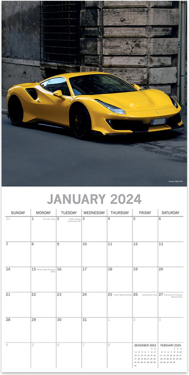 Acheter Calendrier Ferrari 2024 ? Commande en ligne rapidement et  facilement 