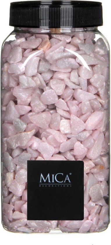 Mica Decorations steentjes - roze - 1 kg