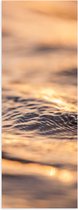 Poster Glanzend – Zee - Water - Zon - 20x60 cm Foto op Posterpapier met Glanzende Afwerking