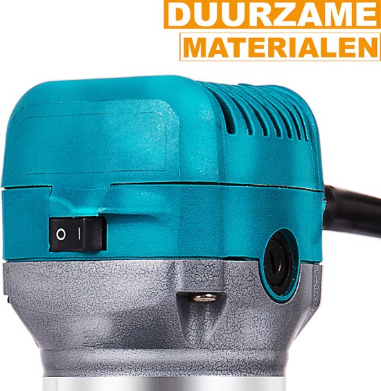 Fippy 15 stuks bovenfreesset, frees voor bovenfrees 6,35 mm, groeffrees profielfrees voor bovenfrees, houtfrees in industriële kwaliteit, voor hard en zacht
