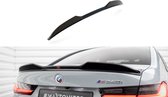 Maxton Design Bmw 3 Serie G20 M Pack / M340i Facelift Vanaf 2022 3D Achterklep Spoiler Extention Versie 1 Hoogglans Zwart
