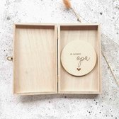 Tu seras grand-père! - boîte d'annonce avec cercle - annonce de grossesse - enceinte ! - dis-leur que tu es enceinte
