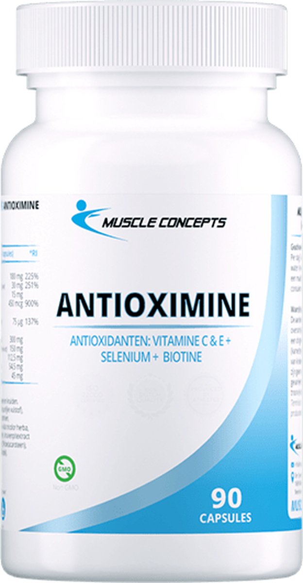 Goedkoopste Antioximine - Antioxidant - Voor een Gezonde Ondersteuning - 90 capsules | Muscle Concepts