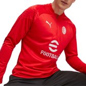 PUMA ACM Training 1/4 Zip Top Pull de sport pour homme - Rouge/ Grijs - Taille M