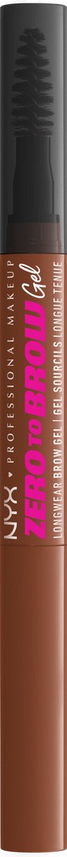 Goedkoopste NYX Professional Makeup Zero to Brow - Auburn - Wenkbrauwgel Kastanjebruin