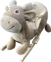 Steff - Schommelpaard - Hobbelpaard - Koe swissy - 1 tot 4 jaar - met veiligheidsriempje