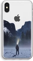 Case Company® - Hoesje geschikt voor iPhone X hoesje - Wanderlust - Soft Cover Telefoonhoesje - Bescherming aan alle Kanten en Schermrand