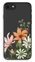 Case Company® - Hoesje geschikt voor iPhone SE 2020 hoesje - Floral bouquet - Biologisch Afbreekbaar Telefoonhoesje - Bescherming alle Kanten en Schermrand